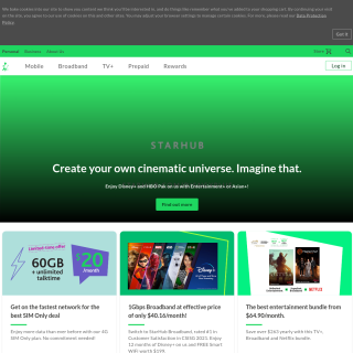  StarHub (as10091)  website