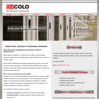  Silicon Valley Colocation  aka (svcolo)  website