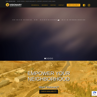 Visionary Communications, Inc.  website