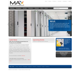  Mid-Atlantic Crossroads (MAX)  aka (MAX Gigapop)  website