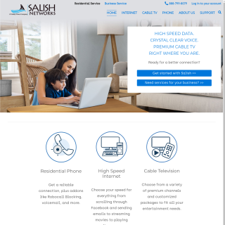 Salish Networks  website