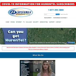  Huron Telecommunications Cooperative  aka (HuronTel)  website