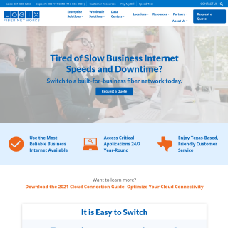  LOGIXCOMM  aka (Logix Fiber Neworks)  website