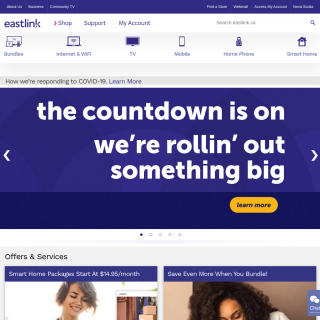  Eastlink  aka (Bragg Communications)  website
