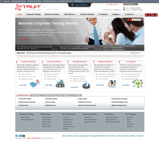  TRIJIT Cloud & Datacenter Services  website