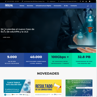 Red Universitaria Nacional  website