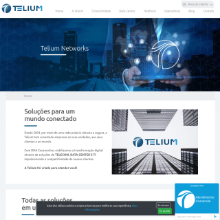 Telium Telecomunicações  website