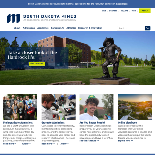  SDSMT  website