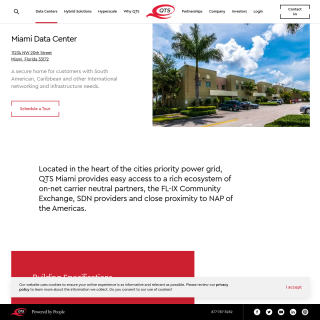  QTS Miami  website