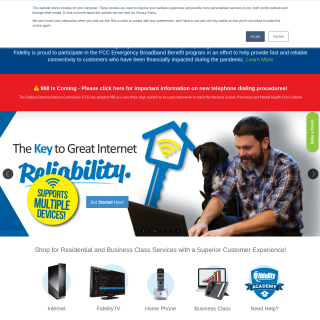  Fidelity Communications  website