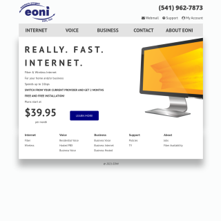 Eastern Oregon Net, Inc  website