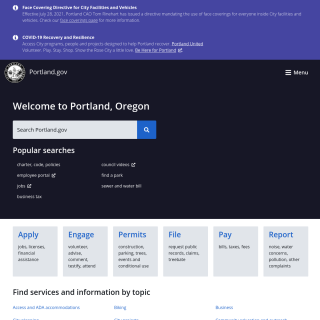  City of Portland  website