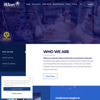 HEAnet  website