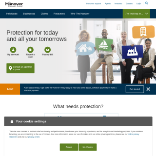 Hanover Insurance Group  website