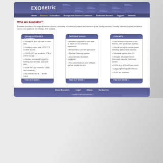  Exonetric  website