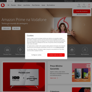 Vodafone Portugal  website