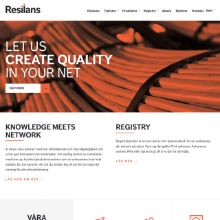 Resilans AB  website