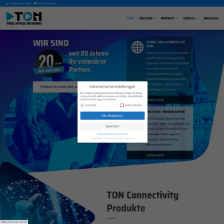 TON Total Optical Networks AG  website