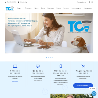 Telecommunication Company Varna  website