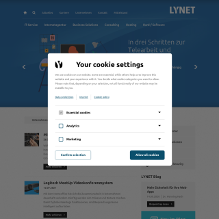  LYNET Kommunikation  website