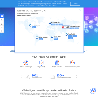  CITIC Telecom CPC RUS  website