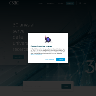  CSUC  aka (Consorci de Serveis Universitaris de Catalunya)  website
