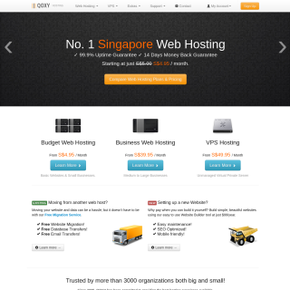  QOXY Pte Ltd  website