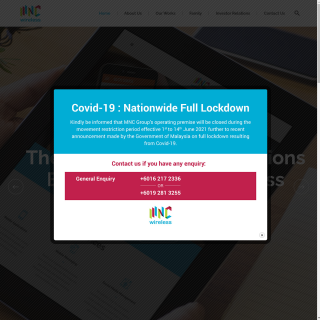  MNC Wireless Berhad  website