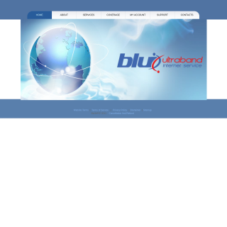 Blu Ultraband Internet Services  website