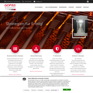  GOPAS Solutions  website