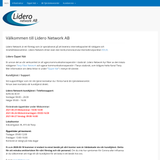  Lidero Network  website