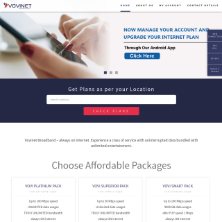  Vovinet Broadband Private Limited  aka (Vovinet)  website