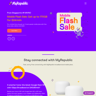 MyRepublic Ltd  website