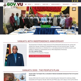  Vanuatu Government Broadband Network  website