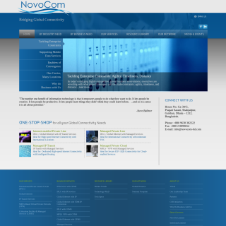 Novocom Limited  website