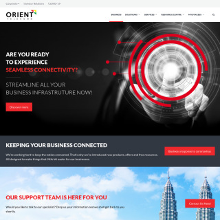  Orient Telecoms Singapore  website