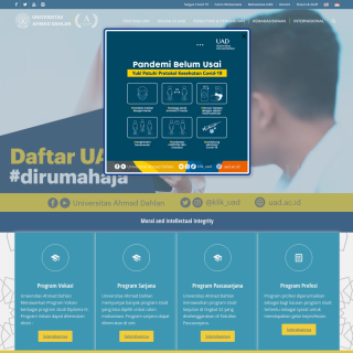  Universitas Ahmad Dahlan  aka (UAD)  website