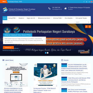 Politeknik Perkapalan Negeri Surabaya  website