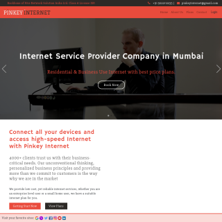  Pinkey Internet  aka (Pinkey Broadband)  website