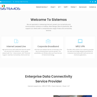  Sistemos Information Technology Private Limited  aka (Sistemos Broadband)  website