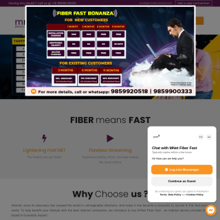  Mukand Infotel  aka (M-Net Fiber Fast)  website