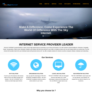  THE SKY INTERNET  website