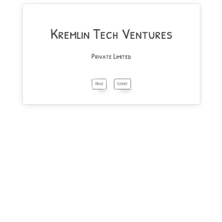  Kremlin Tech Ventures  aka (Kremlin)  website