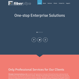 Fiberpipe Communications  website