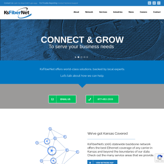 Kansas Fiber Network  website