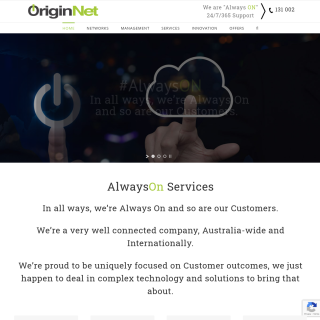 Origin Net  website