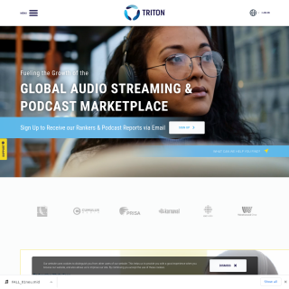  Triton Digital  aka (StreamTheWorld)  website