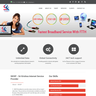  Sri Krishna Internet Services  website