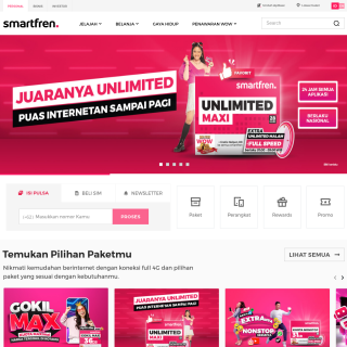 SMARTFREN TELECOM  website