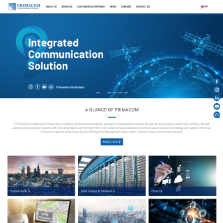 Primacom Interbuana  website